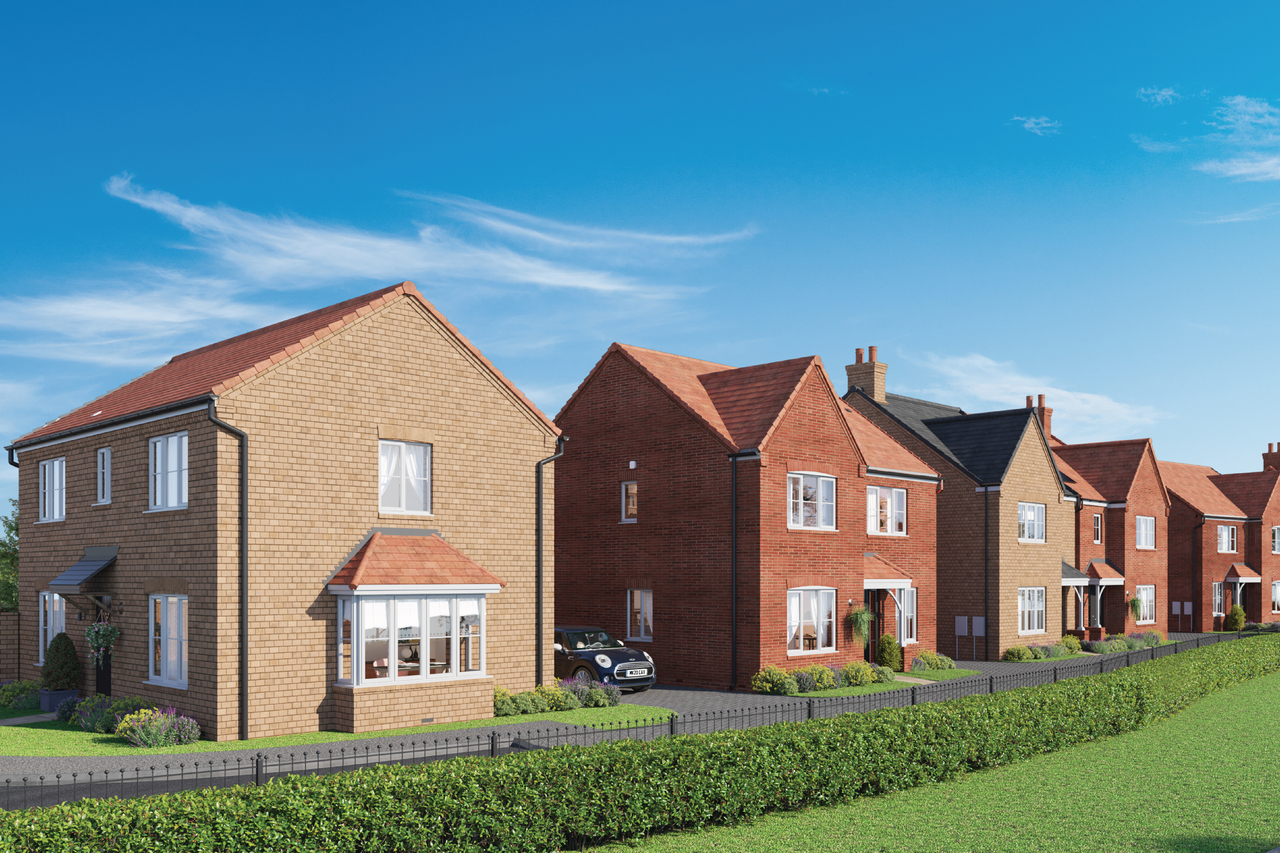 Priors Hall Park New Homes in Corby for Sale, New Build Houses near